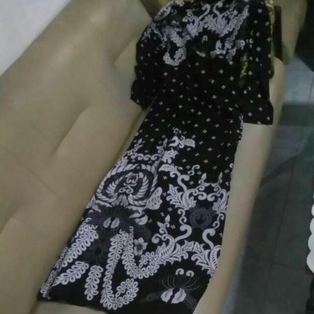 Gamis Batik Sania Ruffel Ii Gamis Batik Pekalongan