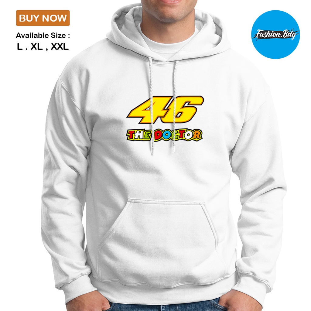 SWEATER HOODIE ROSSI 46 THE DOCTOR VALENTINO ROSI BAHAN FLEECE 2023