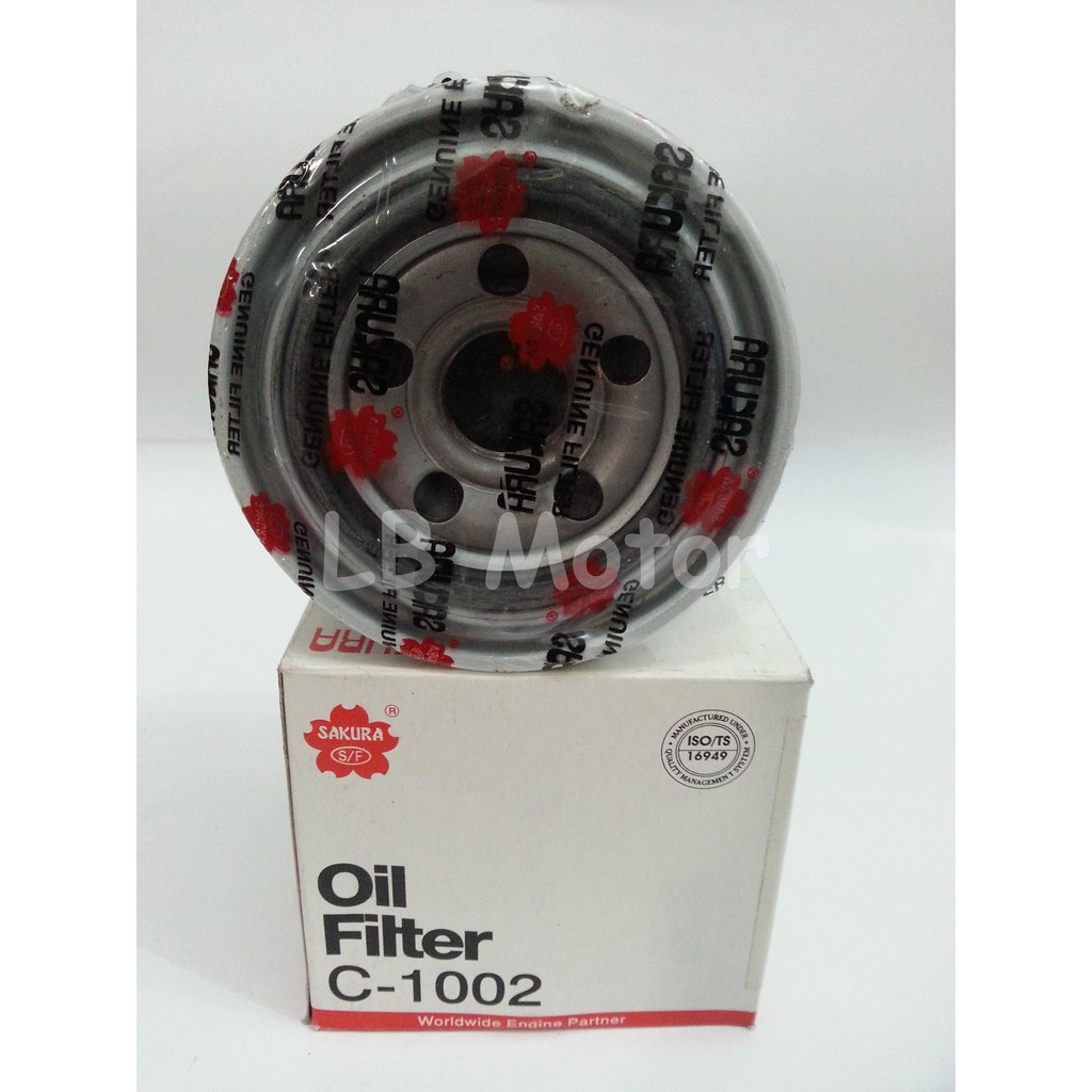 Saringan Filter Oli Hyundai Accent Sakura Asli Oil Filter C 1002 Shopee Indonesia