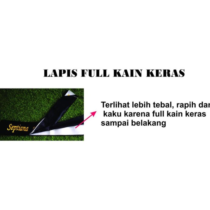 Sash-Selempang- Selempang Wisuda Bludru Pita Bordir Komputer -Selempang-Sash.