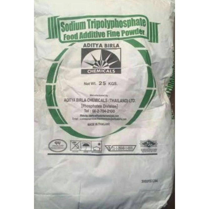 

SODIUM TRIPOLYPHOSPHATE / STPP / STTP FOOD GRADE. || 1 kg.