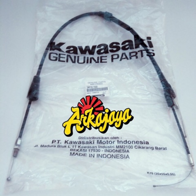 Kabel gas ninja r original kawasaki