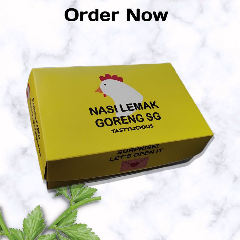 Dus Nasi box / Kardus Makanan / Paper Lunch Box Murah