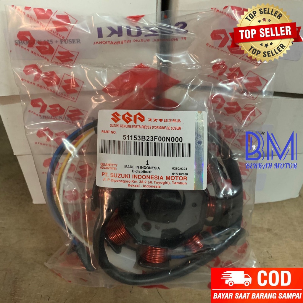 Spull Spul Stator Assy Motor SUZUKI SHOGUN 125