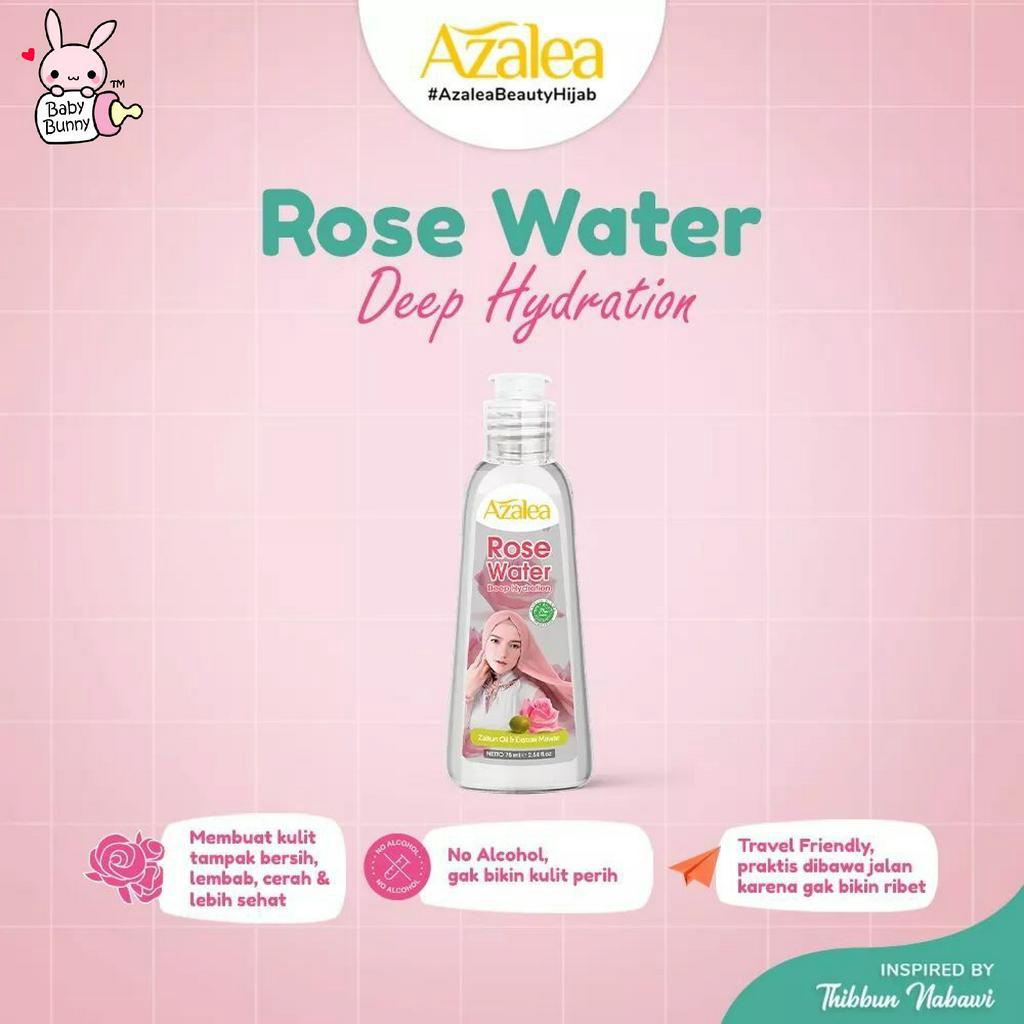 ❤ BELIA ❤ AZALEA Rose Water Deep Hydration 75ml | Zaitun Oil &amp; Ekstrak Mawar | BPOM