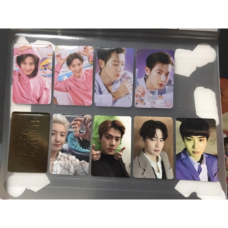 photocard official EXO (chanyeol,sehun,suho)
