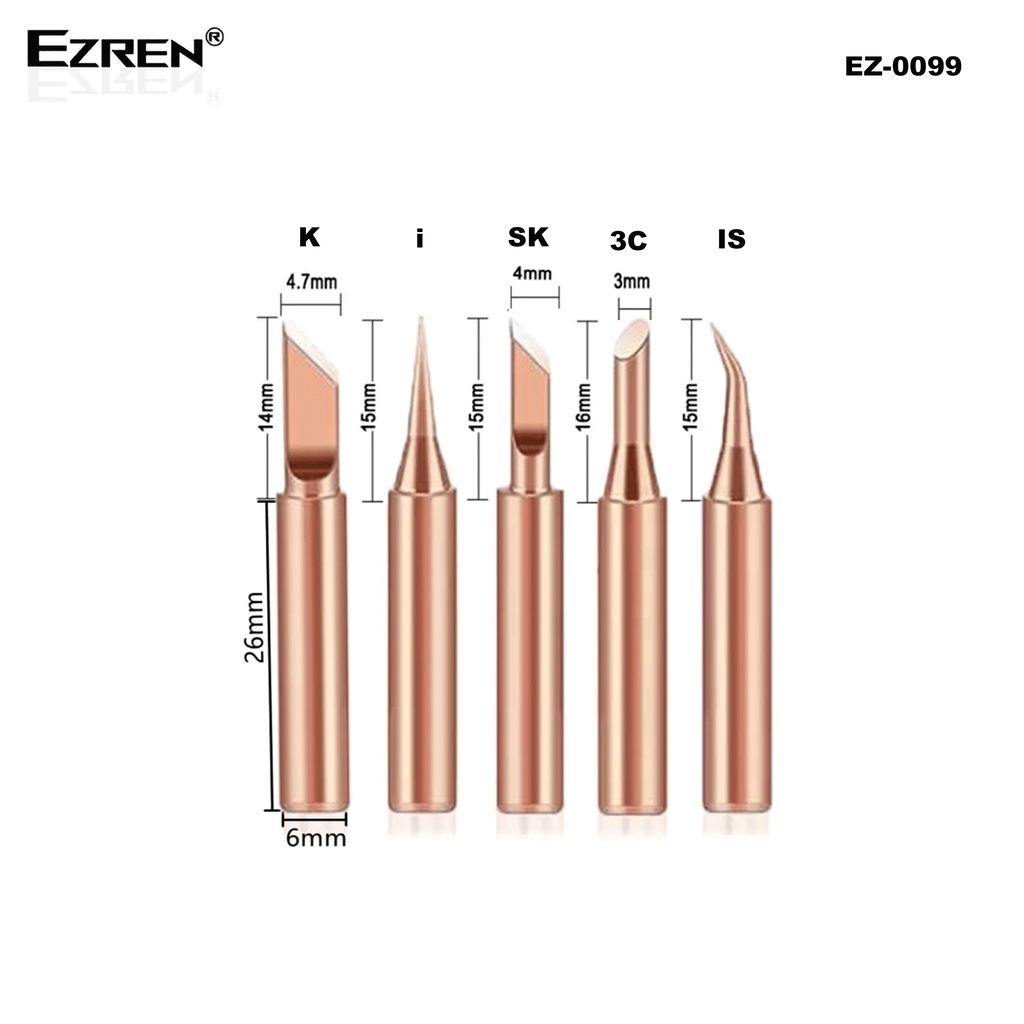 Ezren EZ-0099 Mata Solder 900M 5 in 1 Rose Gold