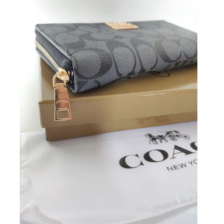 DOMPET wanita IMPORT COACH PANJANG SUPER  BOX 6F2