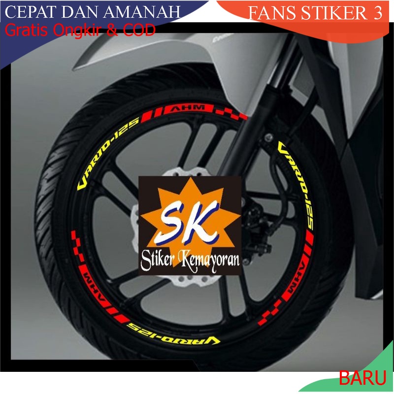 TERBARU CUTTING STICKER LIST VELG VARIO 110,125,150 TERBARU DAN TERLARIS