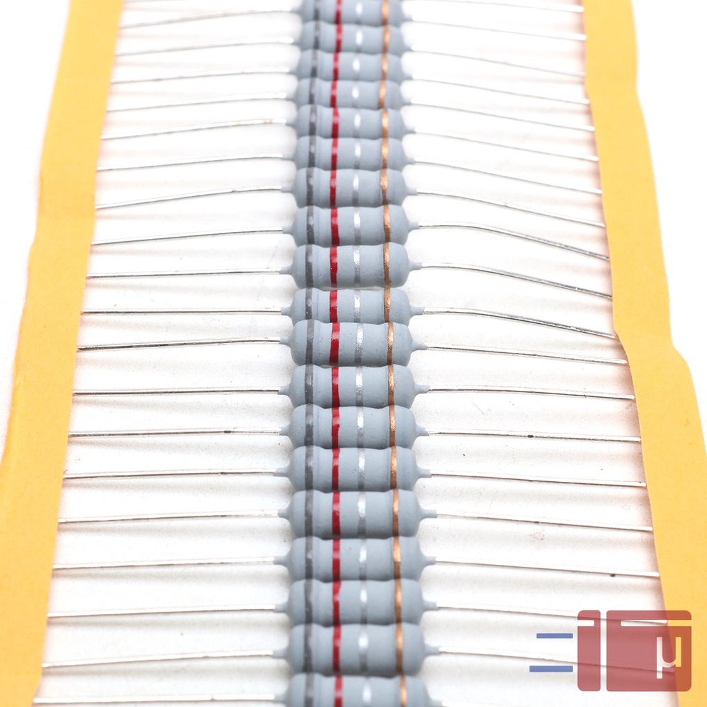 x10 Resistor 0.82R 0.82 Ohm 1W Metal Oxide 5% Taiwan Kaki Tembaga