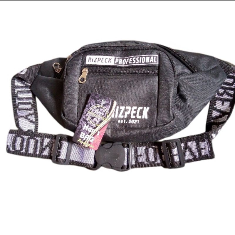 Tas Selempang Waist Bag Waistbag Tempat Hp Dompet Pria Laki Laki Cowok Cowo Murah Tebal Berkualitas