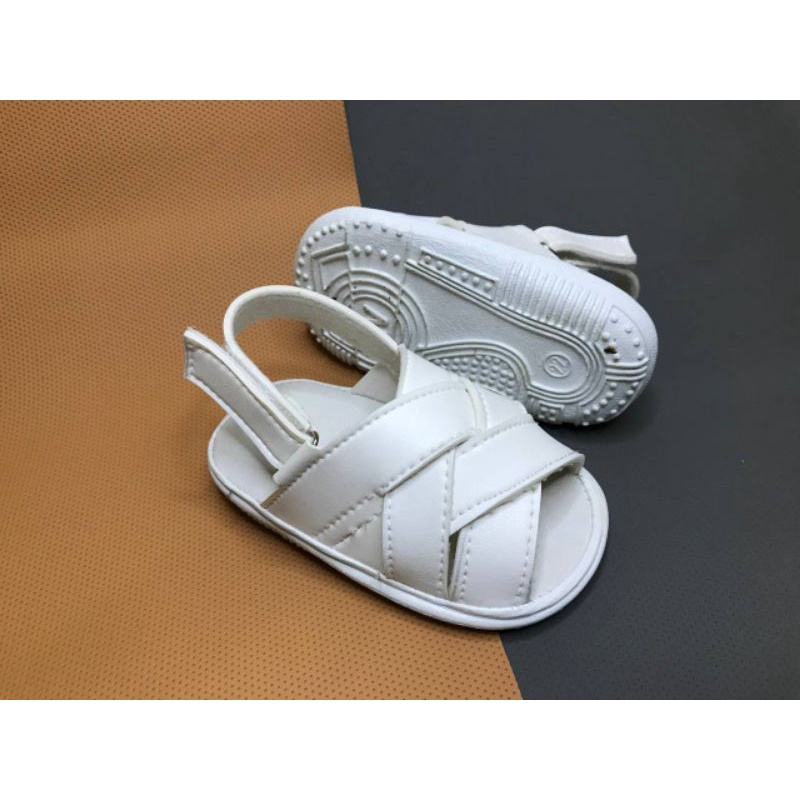 sepatu sandal anak laki laki perempuan usia 1-2 tahun sandal anak bunyi cit cit terbaru abs01