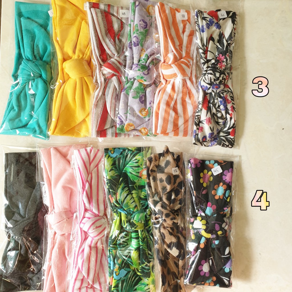 Beli 1 Gratis 1 Headwrap Headband Bandana Bayi