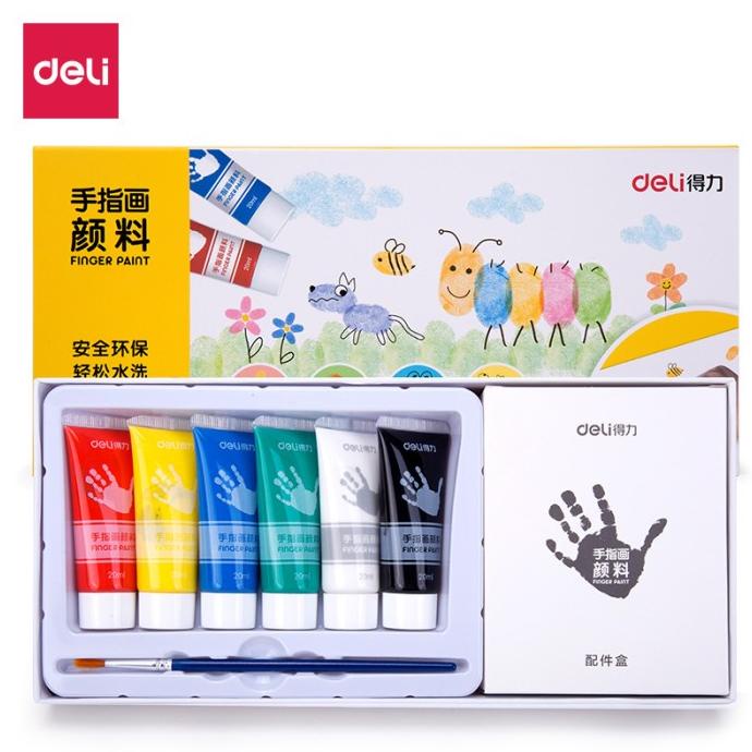 

BISA COD Deli Washable Finger Paint Cat Air Isi 6 @20ml 73871/CAT AKRILIK SET/CAT AKRILIK SET 24 WARNA/CAT AKRILIK PASTEL/CAT AIR/CAT AIR LUKIS SET/CAT AIR GIOTTO/KUAS LUKIS 1 SET/KUAS LUKIS KECIL/KUAS LUKIS LENGKAP/KANVAS LUKIS/KANVAS LUKIS SKETSA/KANVAS