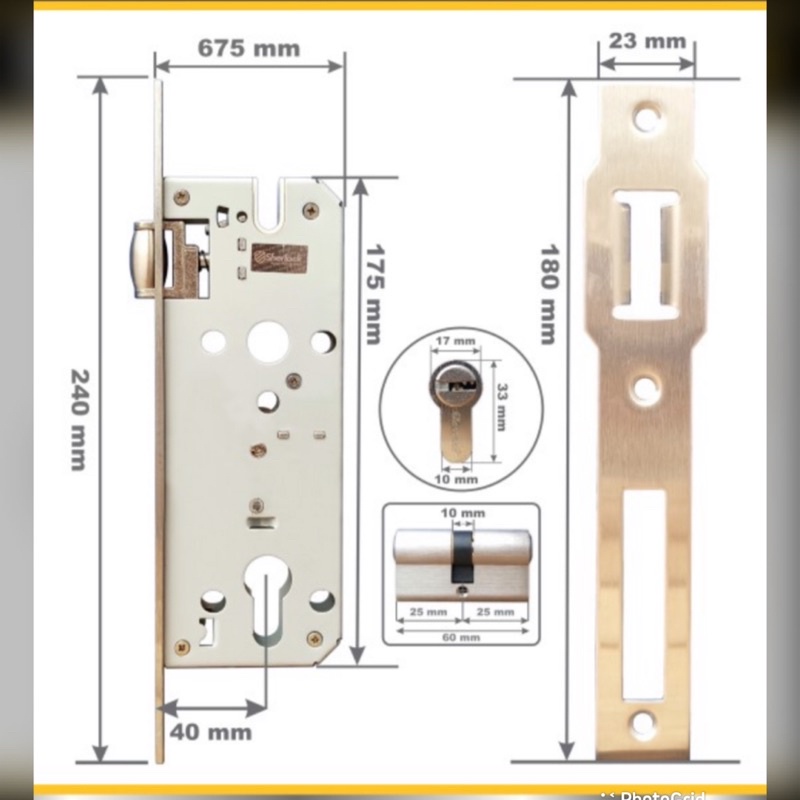 PROMO BODY PELOR STANLIS SUS 304 TINGGAL PASANG Body Pelor Kunci pintu dua double Pelor Lock Case Roller Set/ Kunci komplit kunci pelor body pelor kunci pintu 2 pintu kupu2 murah bagus kunci pintu kunci/ lockcase roller 40 mm set/ kunci pintu dobel murah