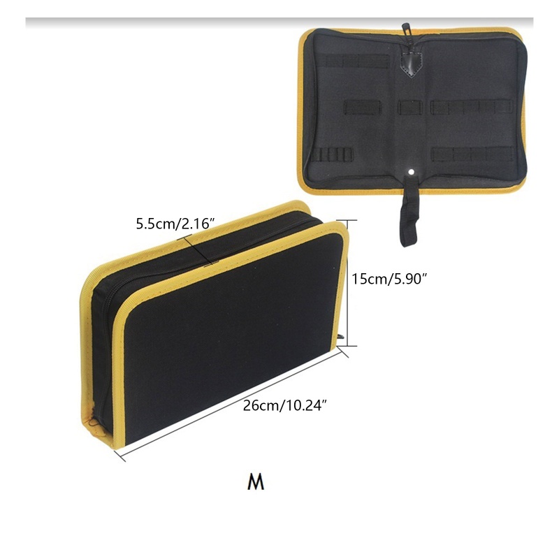 Kiss Tas Handbag Organizer Peralatan Tukang Listrik Bahan Kain Oxford Dengan Resleting