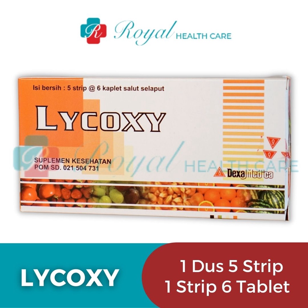 LYCOXY BOX 30 STRIP Suplemen Untuk Memelihara Daya Tahan Tubuh