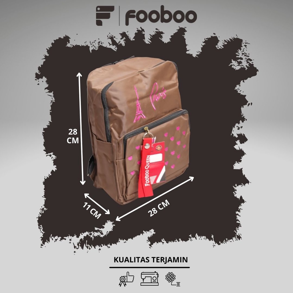 FOOBOO TAS RANSEL BACKPACK WANITA