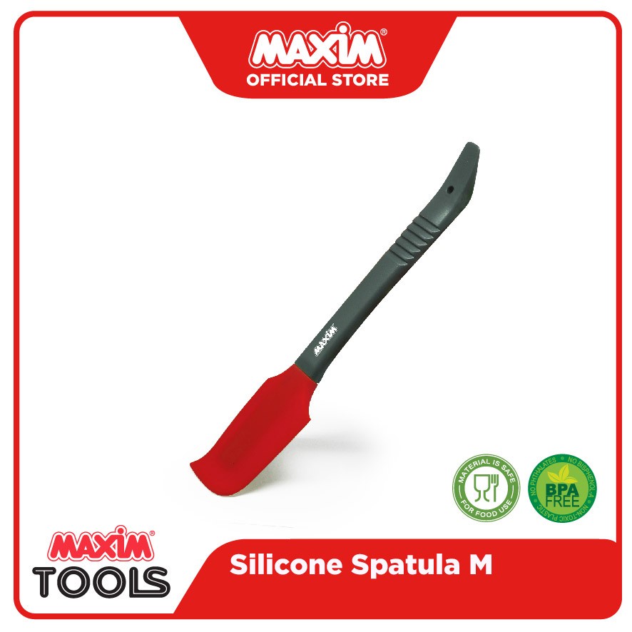 Spatula Maxim Original | Spatula Kue Silicone Silikon Maxim Tools S M L | Jar Scrapper Food Grade Tahan Panas