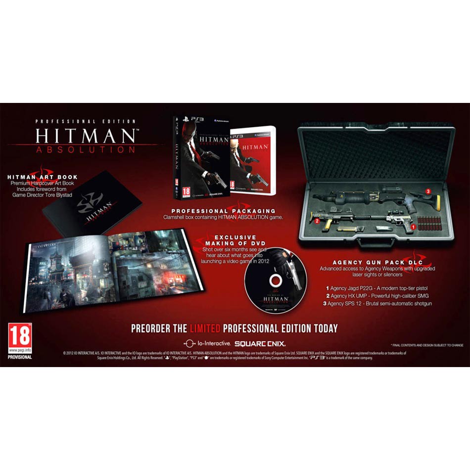 Hitman Absolution Professional Edition Dvd Game Pc Shopee Indonesia