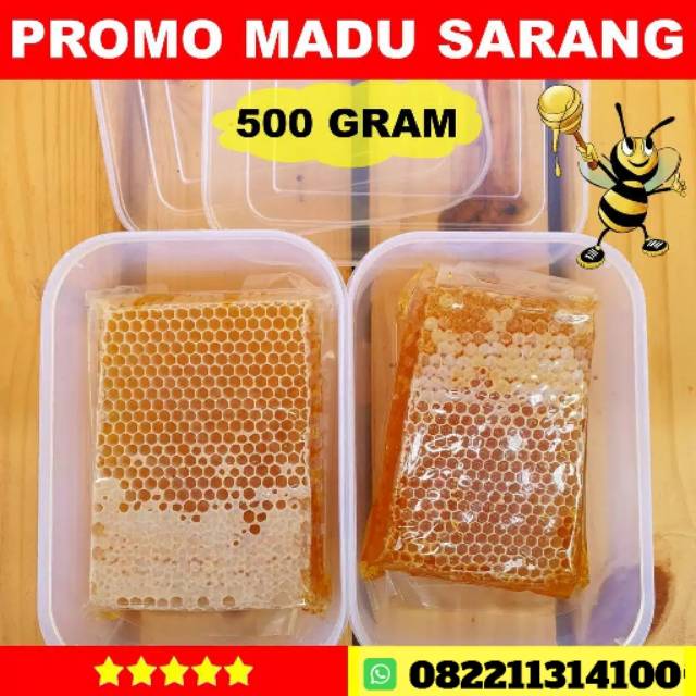 

[COD] Sarang Madu Murni 500 gr | Sarang madu Asli 500 gr | Sarang lebah asli | Madu asli