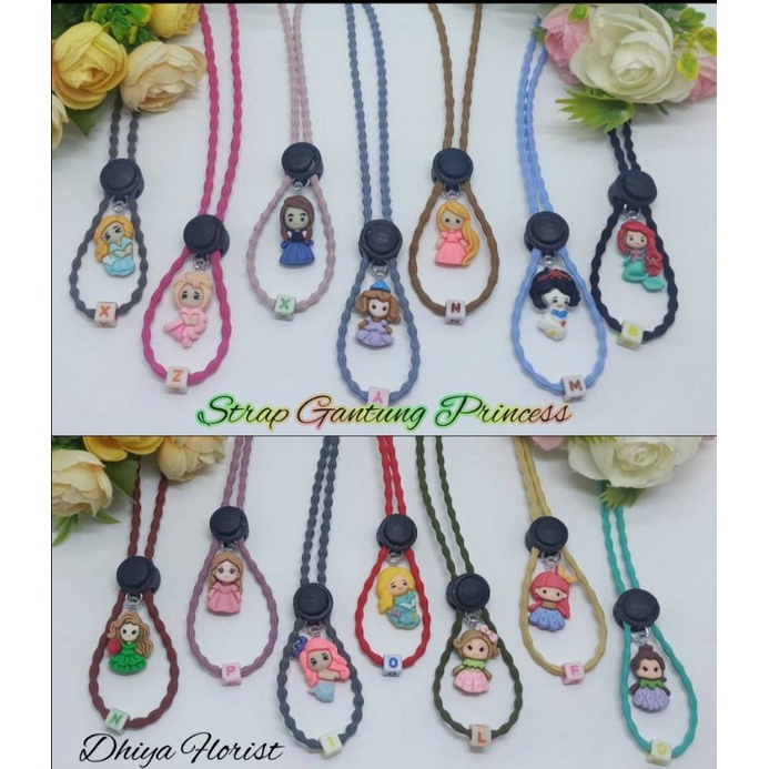 Strap Masker Kekinian Gantung Princess Series  Strap Masker Tali Gembul Cute Boneka Series Strap Mas