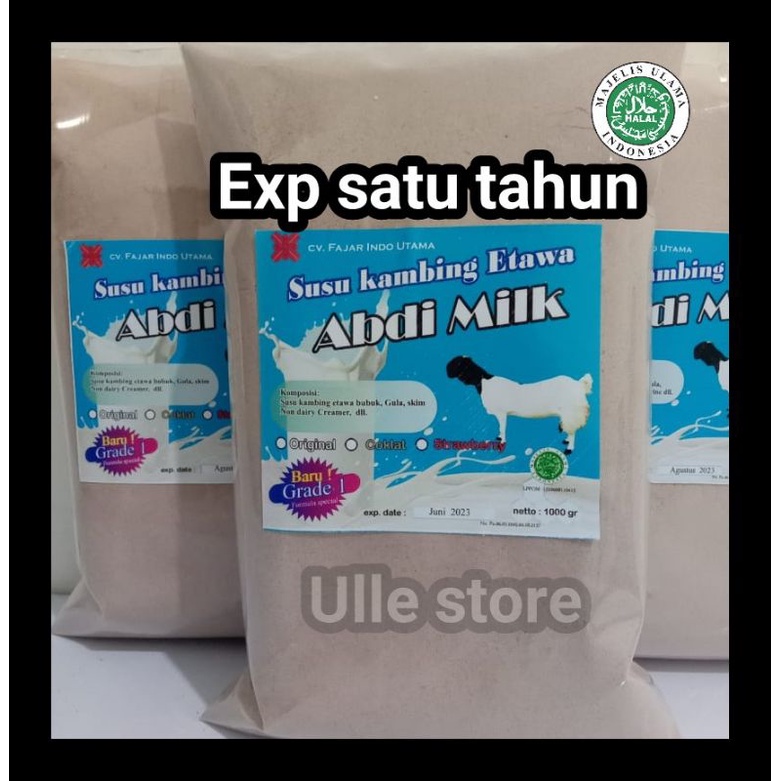 

Susu Kambing Ettawa Bubuk Curah Grade 1 - Rasa Coklat