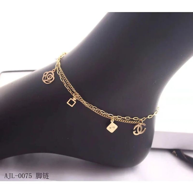 gelang titanium lapis emas 24k