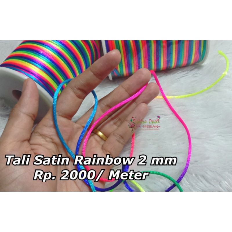 

Tali Satin 1 dan 2 mm / Meter (Bahan Craft Medan)