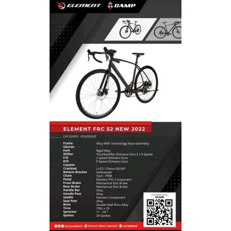 Sepeda Balap Roadbike Element FRC 52