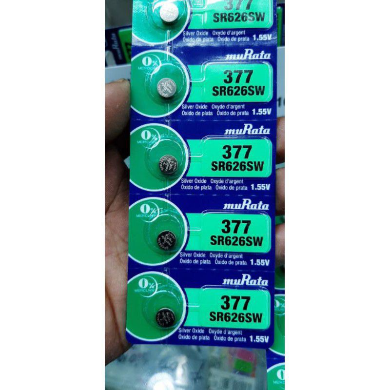 baterai jam tangan murata 377SR626SW murata 377sr626sw murata original baterai jam murata