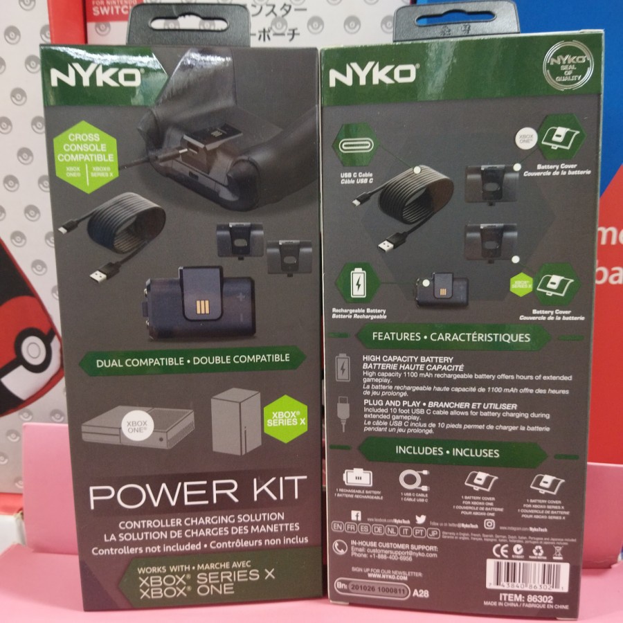 Nyko Power Kit Battery Batrei for Xbox One Xbox Series X/S