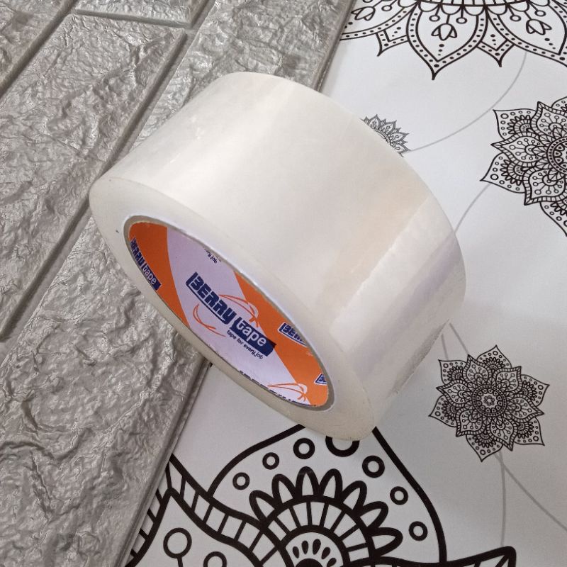 

Lakban Bening Berry Tape 2 inch 48mm 90yard