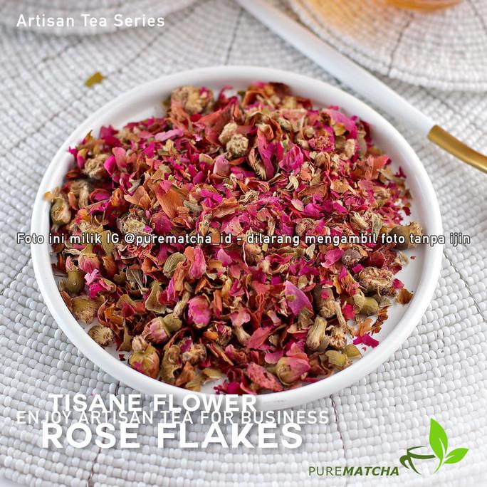 

[COD] Artisan Tea Cafe - Rose FLAKES 50gr Mawar Kering Hancur Dried Rosebud [COD]