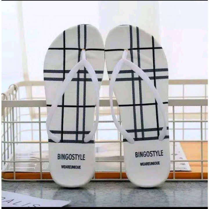 FLIP FLOP - SANDAL JEPIT GARIS BINGOSTYLE