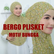 VD- HIJAB BERGO MARYAM PLISKET MOTIF PREMIUM