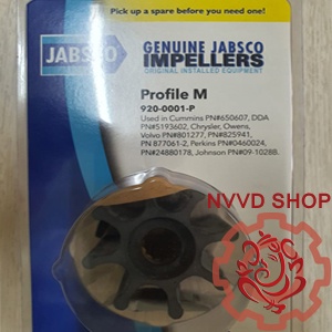 JABSCO RUBBER/NEOPRENE SPLINE DRIVE IMPELLER 920-0001-P