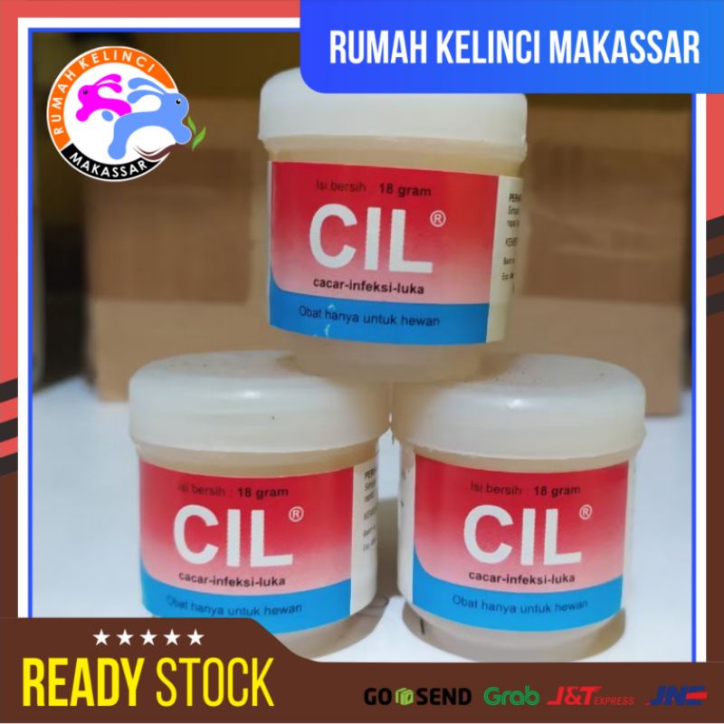 Salep CIL Obat Cacar Infeksi Luka Shorehock Kelinci Bernanah