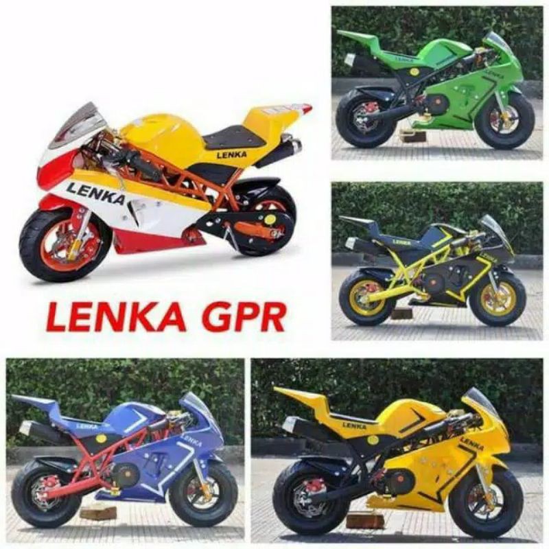 Promo murah      MOTOR MINI GPR LENKA 50CC MESIN 2 TAK-MOTOR CROSS-MOTOR GPR-MOTOR MINI-GP