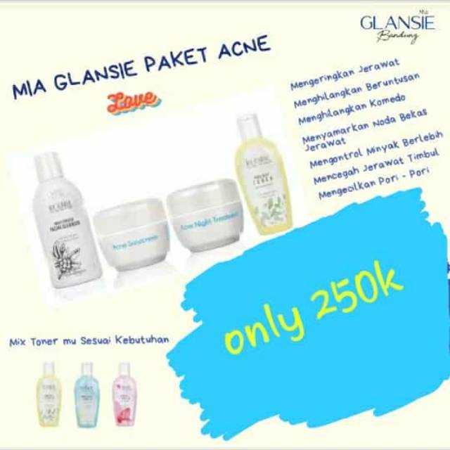 MIA GLANSIE PAKET ACNE