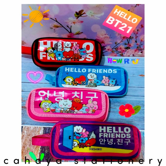 

Produk Tempat Pensil Bt21 Mika Anti Air Bts Pencil Case Trendi