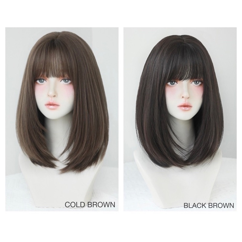 3563 full wig korean layer blow 43-45cm (toleransi 2-3 cm)