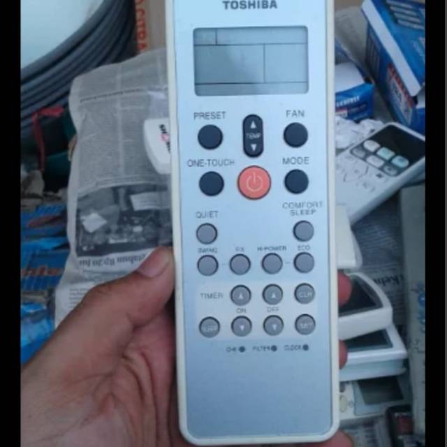 REMOTE REMOT AC TOSHIBA TERBARU ORIGINAL ASLI