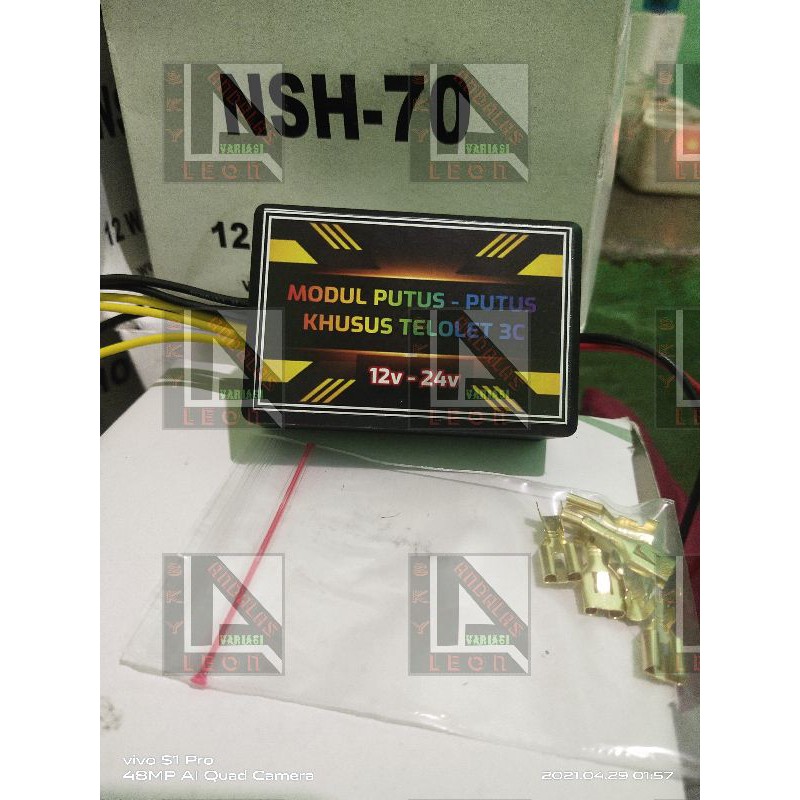 Jual MODUL RELAY PUTUS PUTUS KHUSUS KLAKSON TELOLET 3 CORONG Shopee