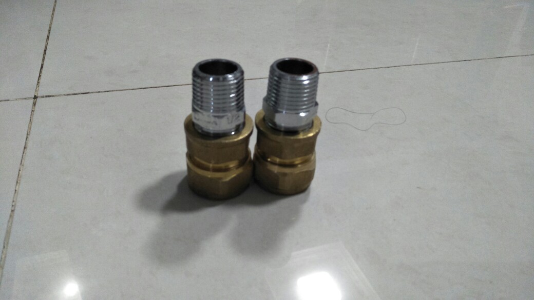 Nepel Crom 1/2 Onda Double Nipple