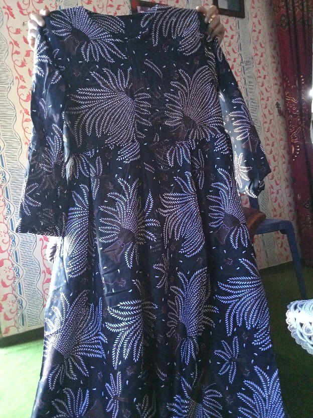 Ms Gamis Batik Sriwedari Maxi Bumil/busui Katun Sogan Allsize & Jumbo