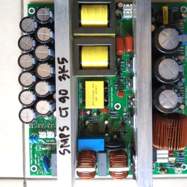 Smps power amplifier 90v 0 90v  3500wat