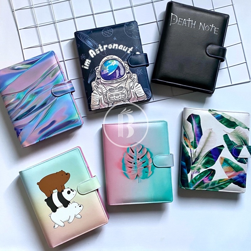 

Bindermu READY Binder NEW 01 Printing Motif Kulit 20ring A5 26ring B5 6ring A6