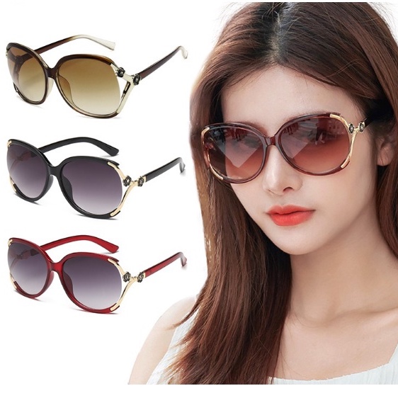 PA Kacamata Hitam Wanita Ulzzang Aviator Frame Sunglasses Polarized KC039