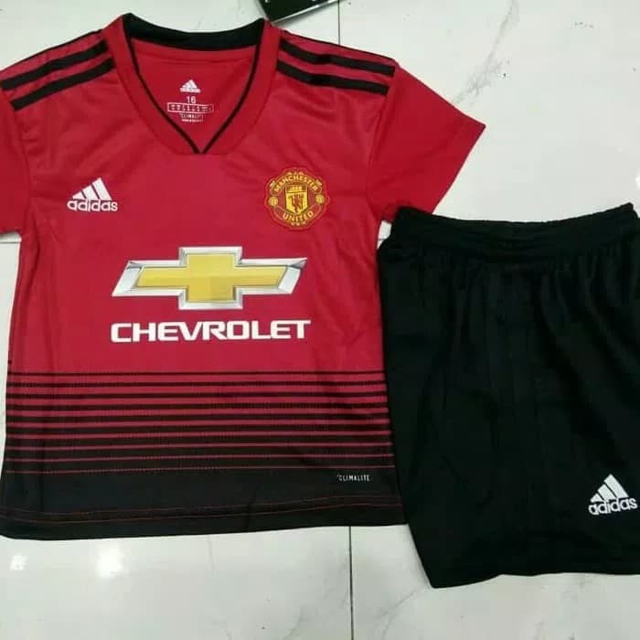 TERMUURAAH, JERSEY BOLA KIDS / ANAK MANCHESTER_UNITED MU HOME 18/19 GRADE ORI .